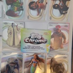 2025 Disney Topps Chrome Cards