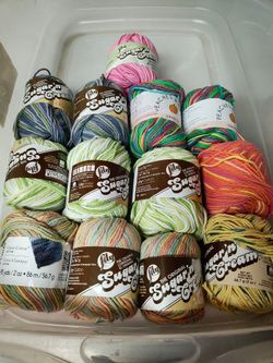 Yarn. Excess. Cotton 2 oz. Price ea. Tote not included