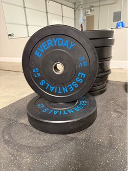 BalanceFrom Color Coded Olympic Bumper Plate Weight Plate with Steel Hub ($400 OBO)