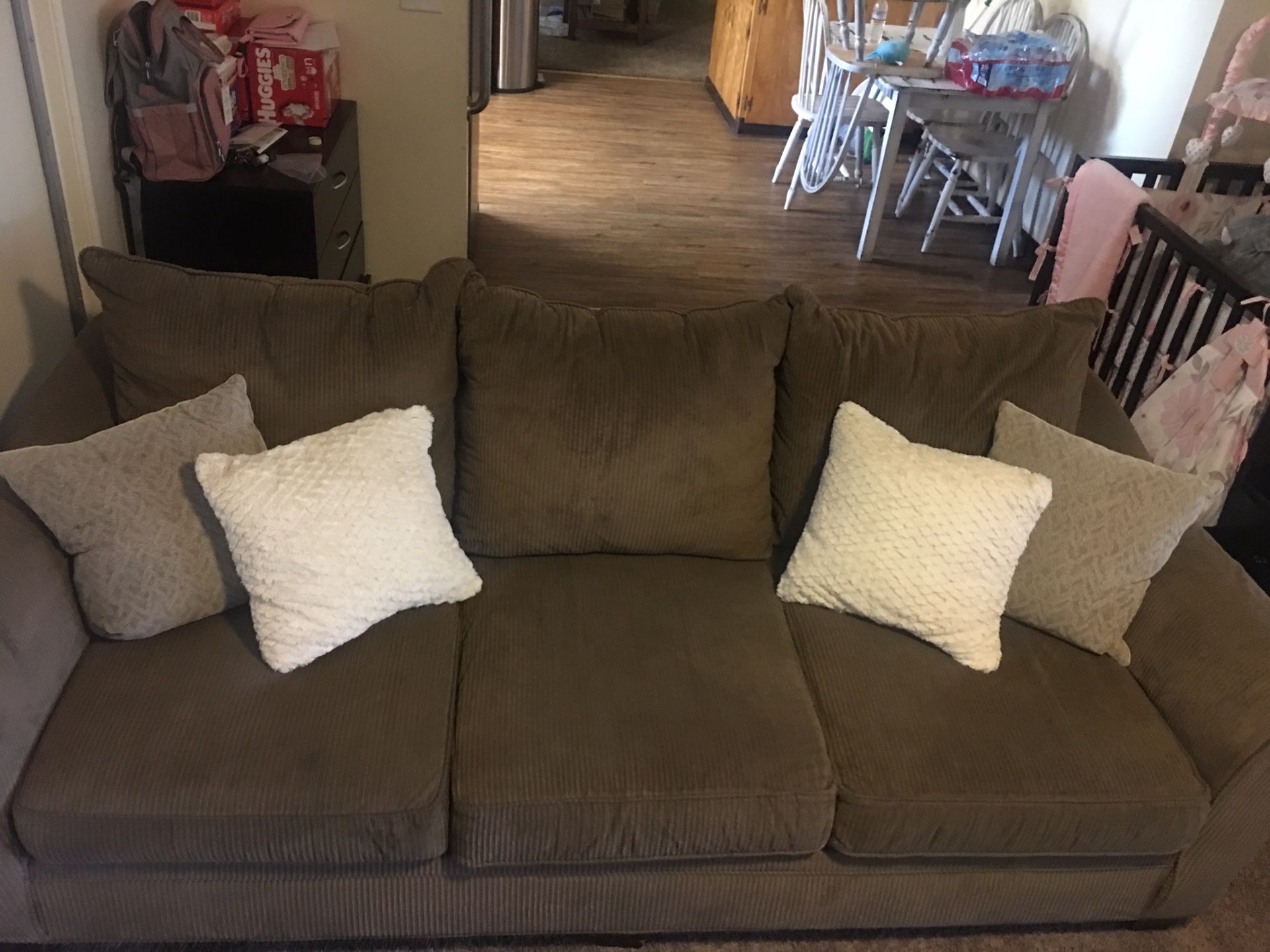 3 couches ( over size couch , love seat , and chair)