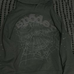 Grey Sp5der Hoodie