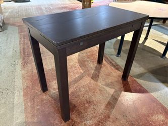 Slide Out Extendable Table in Espresso