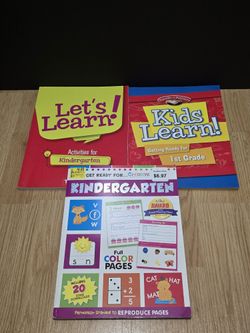 Kids Learning Workbooks Kindergarten - 1st First Grade