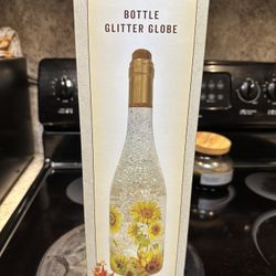 New Glitter Bottle Globe 