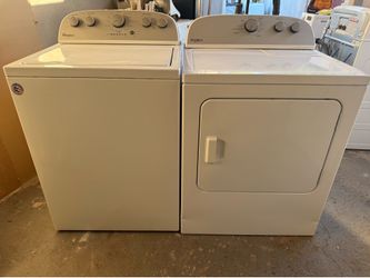 Whirlpool Washer and Dryer Pair