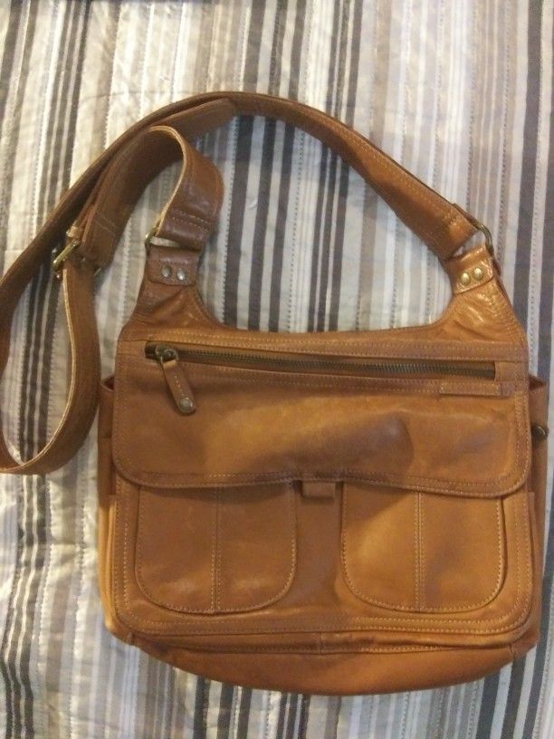 FOSSIL LEATHER BAG 