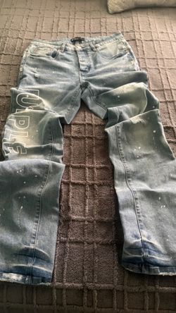 Purple jeans