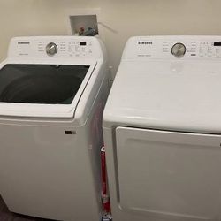 New Samsung Electric Washer and Dryer