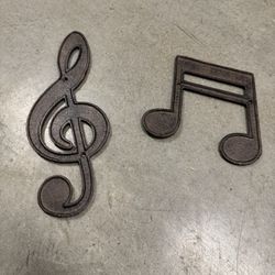 Decorative Hanging Metal Music Note & Treble Clef Wall Art