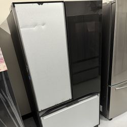 New Smart Hub Bespoke Fridge Panel Ready Black Glass 