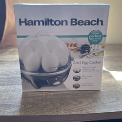 New, Hamilton Beach, Three In One Egg Cooker