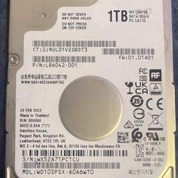 PC hard drive 1TB