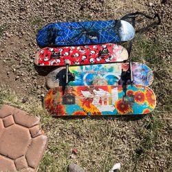 Skateboard decks