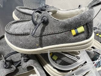 Boys Gray Loafers