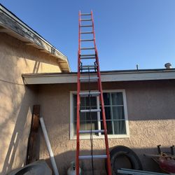 20' fiber glass extension ladder