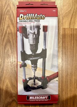Milescraft 1318 DrillMate Portable Drill Press - Drill Guide Attachement - New