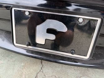 Forgiato license plate