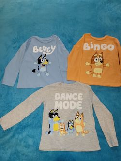 Bluey Long Sleeve T-shirts For Kids