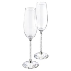 Swarovski Crystal Champagne flutes