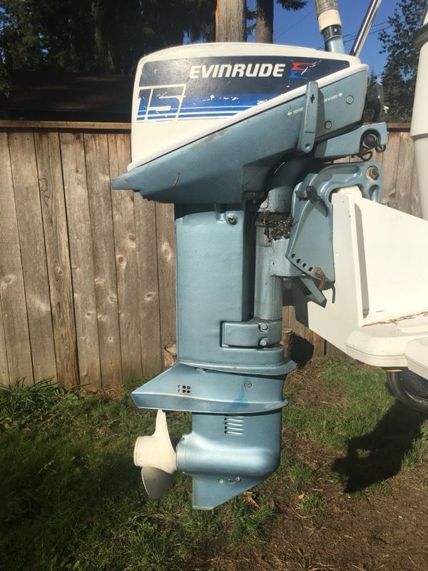 15hp evinrude 2 stroke outboard