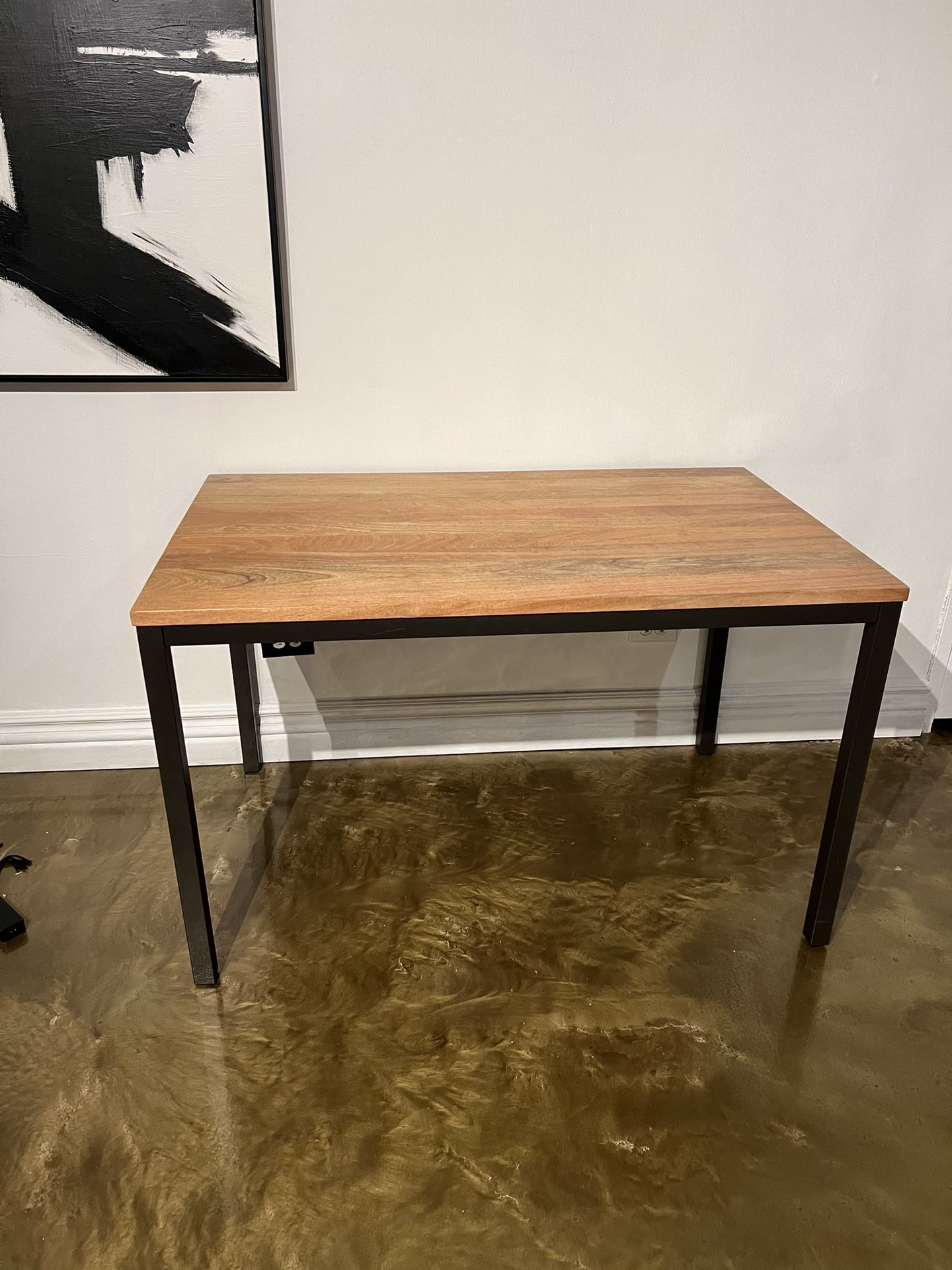 West Elm Raw Mango Box Frame Table