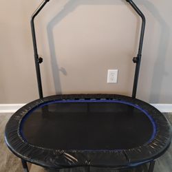 Mini Trampoline with Adjustable Handle – $40