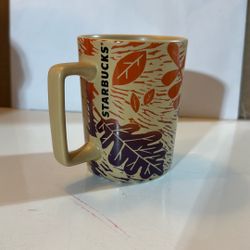 Starbucks Fall Autumn Leaves 2017 Coffee Mug Cup 12oz 
