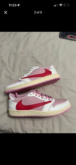 12US R£P$ air jordan 1 ‘tropical pink’ travis scott