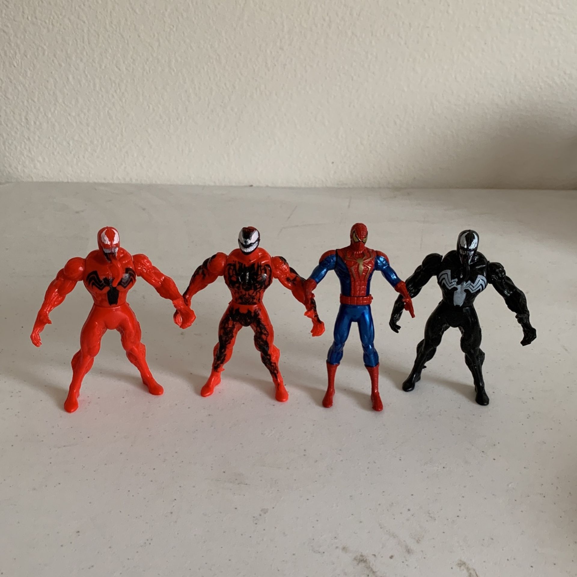 Spiderman Venom And Carnage Bootleg Figures