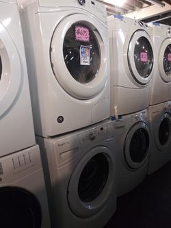 Whirlpool front load washer and dryer set working perfectly