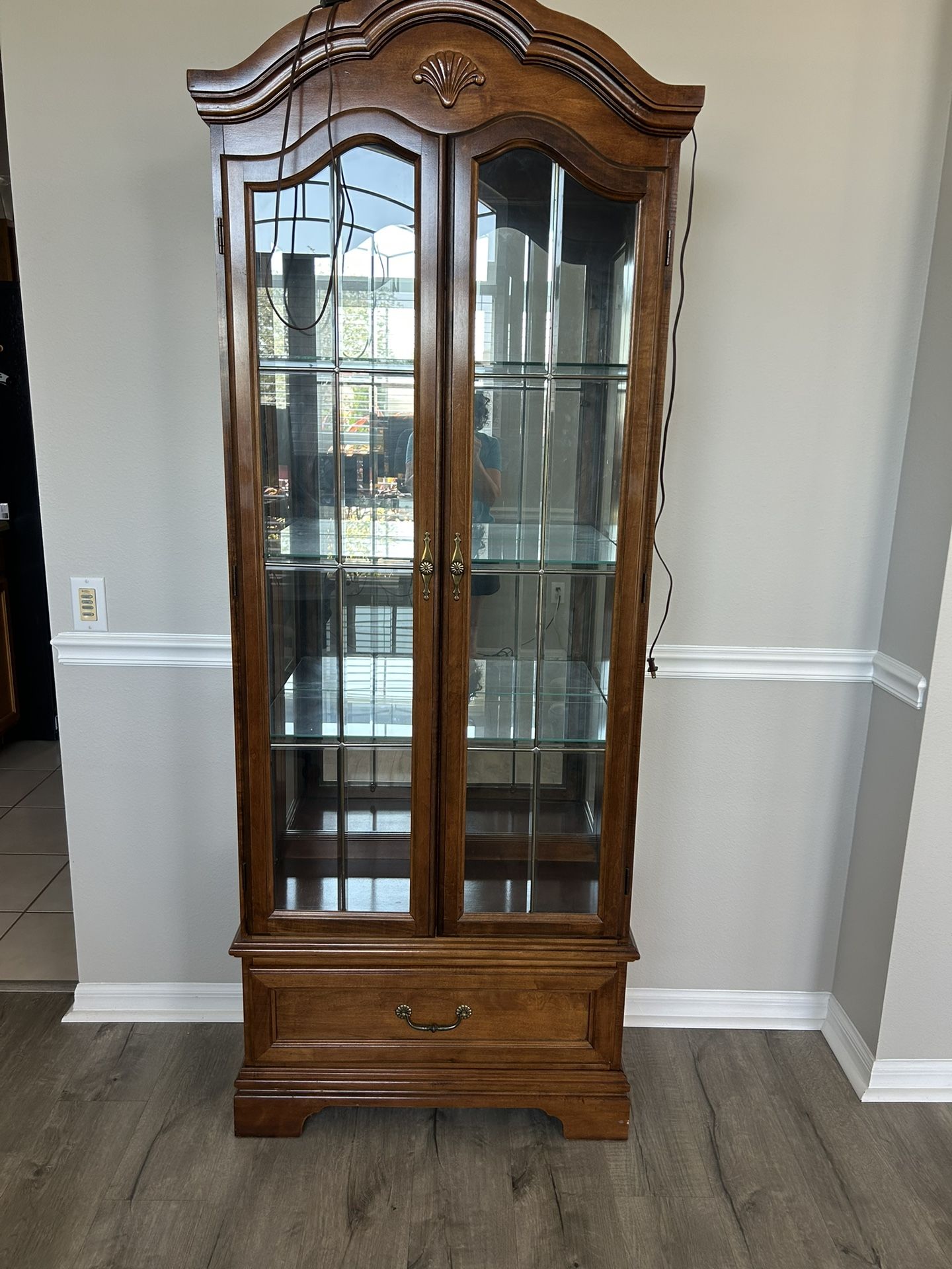 Curio Cabinet With Light