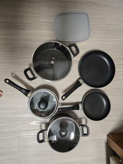 Mixed Cookware Set Pots and Pans