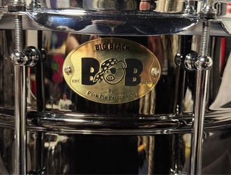 14” x 6.5” Pork Pie Big Black Brass