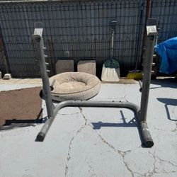 Squat Rack Bench Press