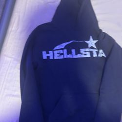 Black Hellstar Hoodie L