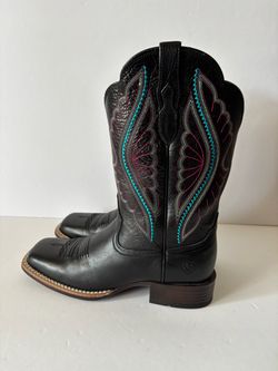 New Women’s Ariat Black Primetime Western Cowgirl Boots