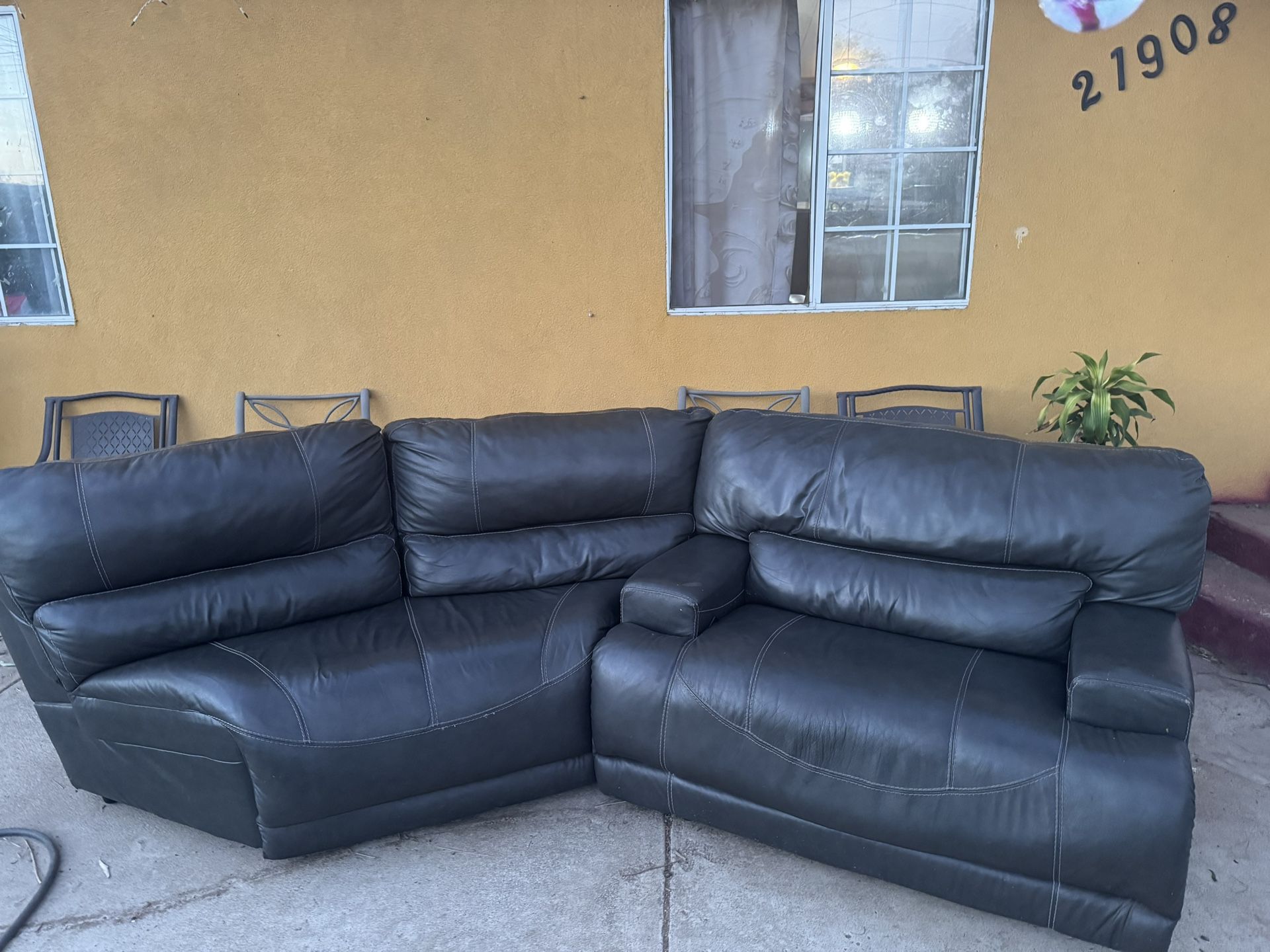 Leather Couch