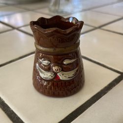REDWARE NOVELTY SHOT GLASS, VINTAGE 1950'S