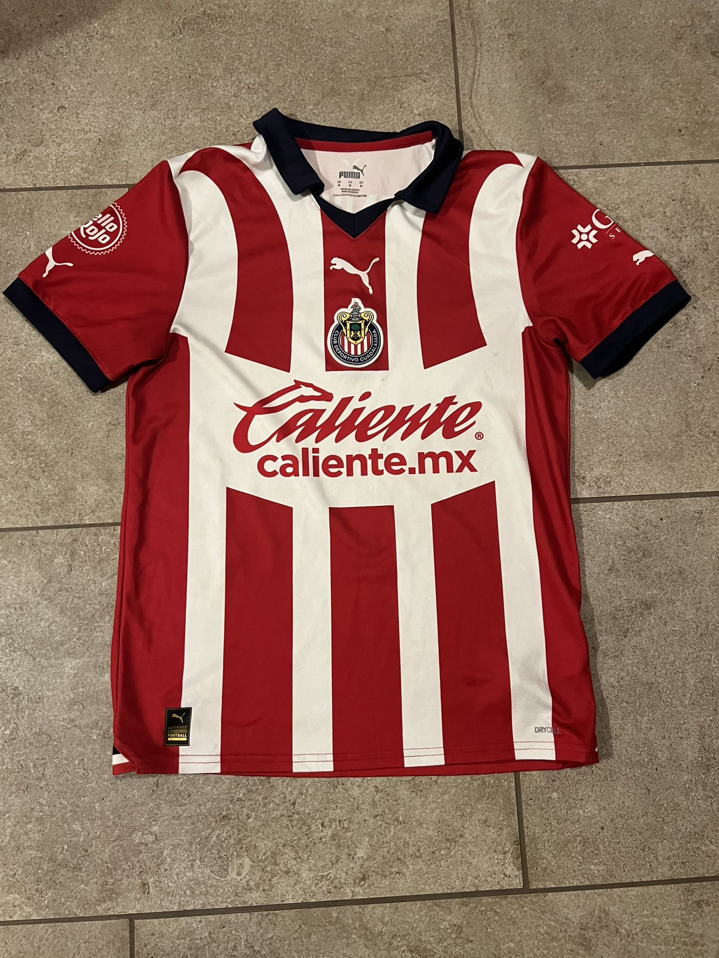 PUMA DRYCELL Chivas de Guadalajara 2023/2024 Home Soccer Jersey, Size M