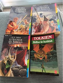 French books Lord of the Rings and Hobbit
