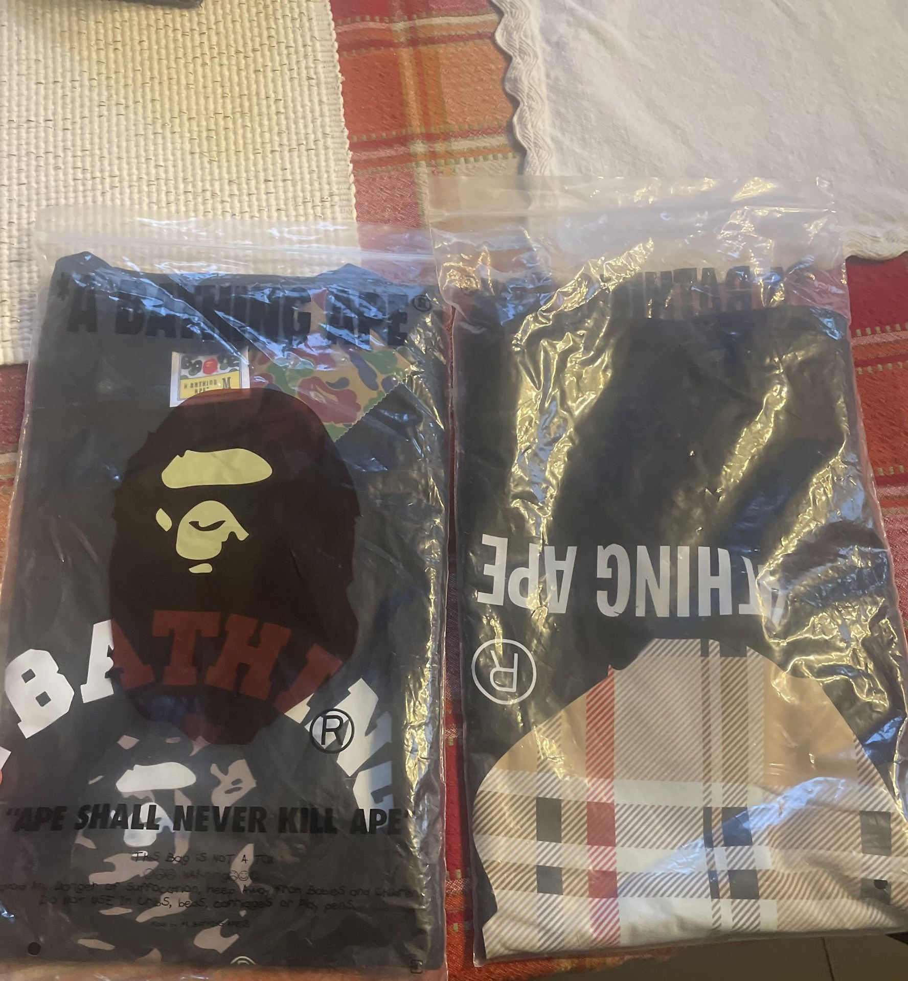 2 bape shirts