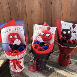 Spider-Man  🕷️ Eternal Glitter Roses 🌹 