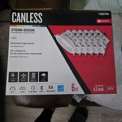 6 Ct Led Recessed Lighting Kit