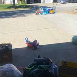 Pile Of Kids Clothes & Toys etc…