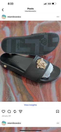 Versace slides men new