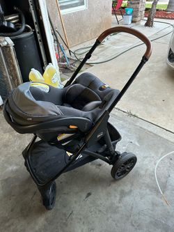 Chicco stroller with car seat