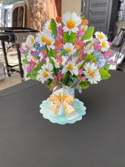 pop-up card  paper bouquet for Mother’s Day