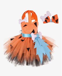 Orange pebble costume Size 3-4years
