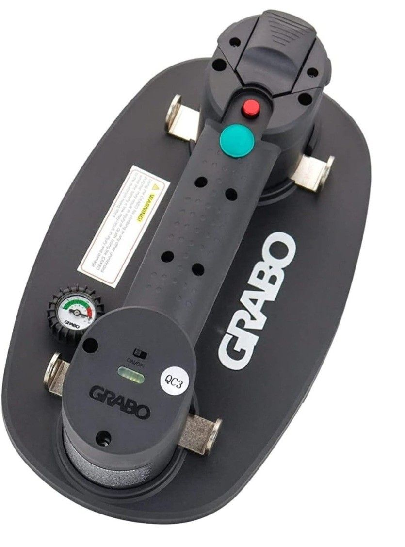 GRABO Nemo Grabo Electric Vacuum Suction Cup Lifter with 375 lb Maximum Load Capacity, Includes Battery and Seal