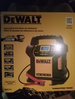 DeWalt Automotive Jump Starter With Digital Air Compressor